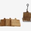 1000030063.jpg Houten Onderzetters Vierkant – Set inclusief Metalen Houder